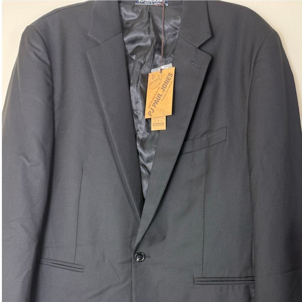 PJ Paul Jones Men's Black Blazer - Size L - New with Tags - Picture 3 of 10